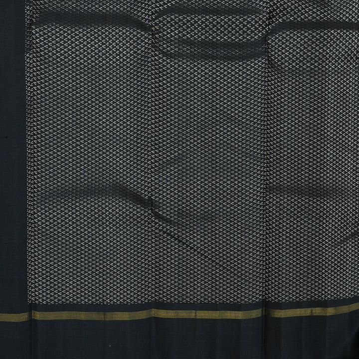 Hayagrivas Handloom Black Kanjivaram Silk Saree KBE2335B6-2