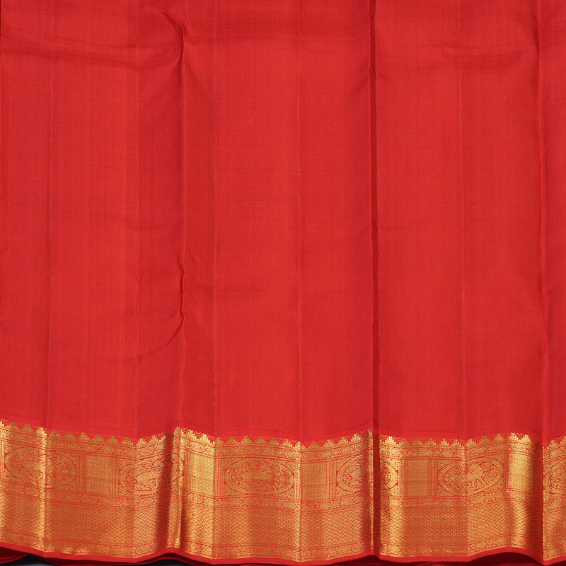 Hayagrivas Handloom Purple Kanjivaram Silk Saree with Red Border KBE2336B2-4