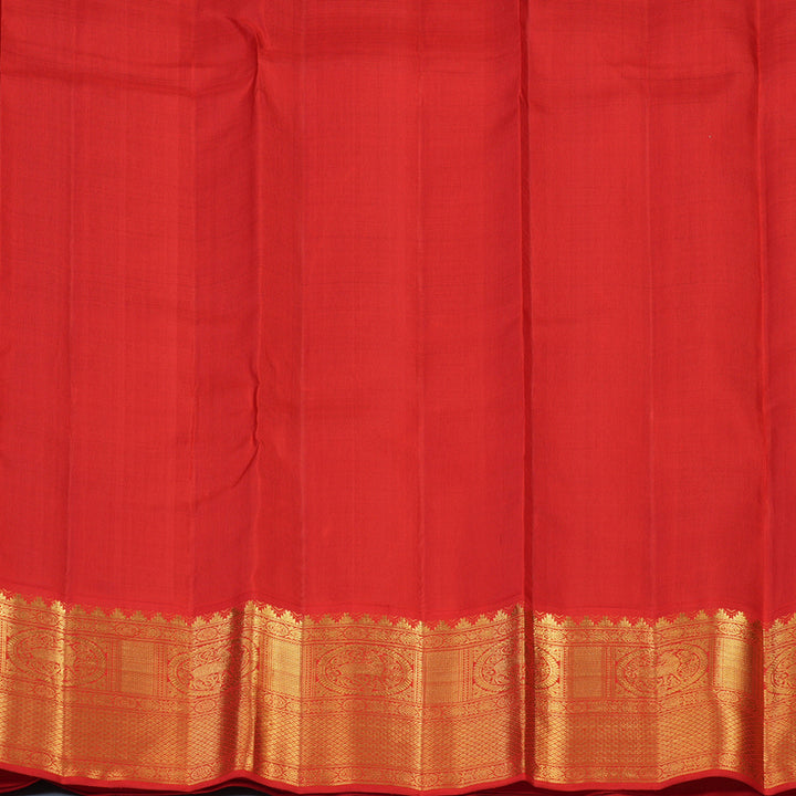 Hayagrivas Handloom Purple Kanjivaram Silk Saree with Red Border KBE2336B2-4