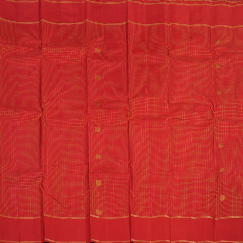 Hayagrivas Handloom Red Kanjivaram Silk Saree KBE2337B5-2