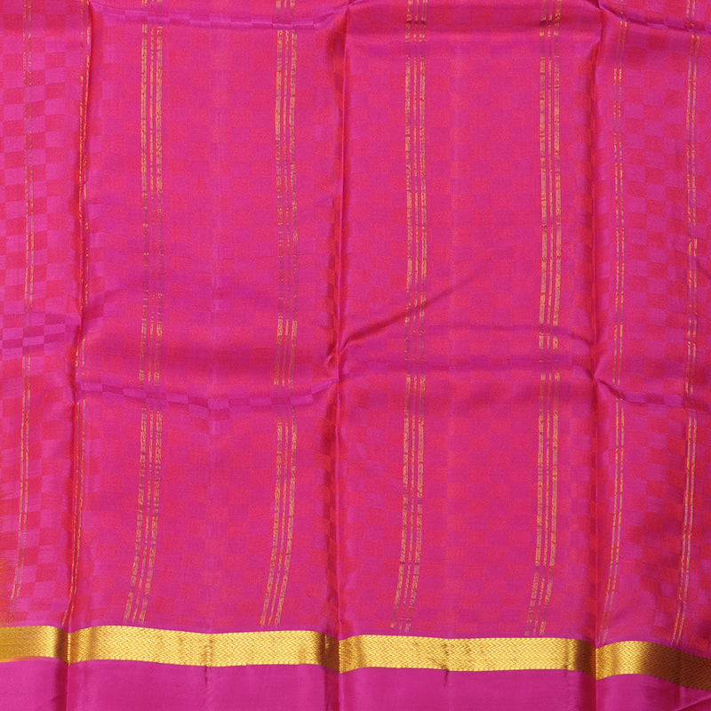 Hayagrivas Handloom Orange Kanjivaram Silk Saree KBE2344B5-5