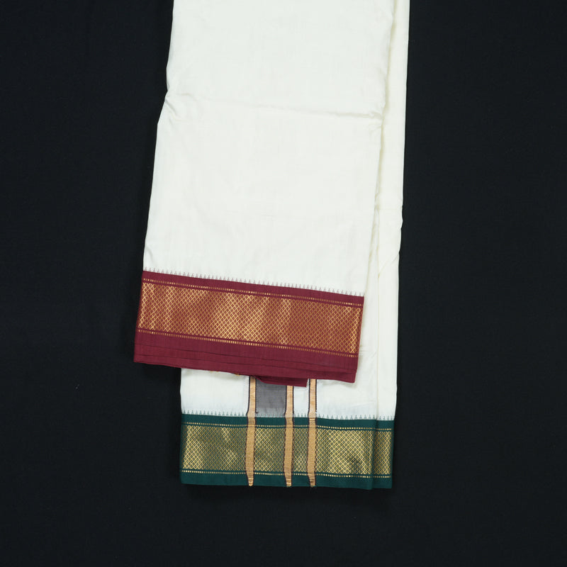 Hayagrivas Handloom 9*5 Silk Dhothi KBE2346B5-4