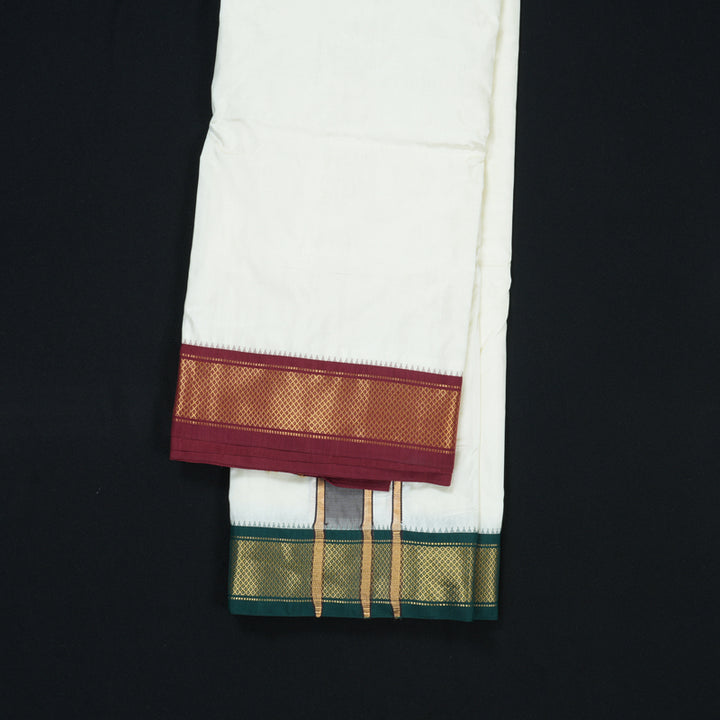 Hayagrivas Handloom 9*5 Silk Dhothi KBE2346B5-4