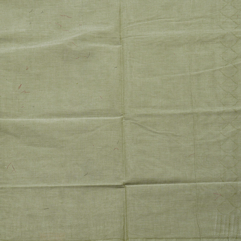 Hayagrivas Handloom Pure Cotton Saree in Luxurious Elaichi Green KBE234D4-3