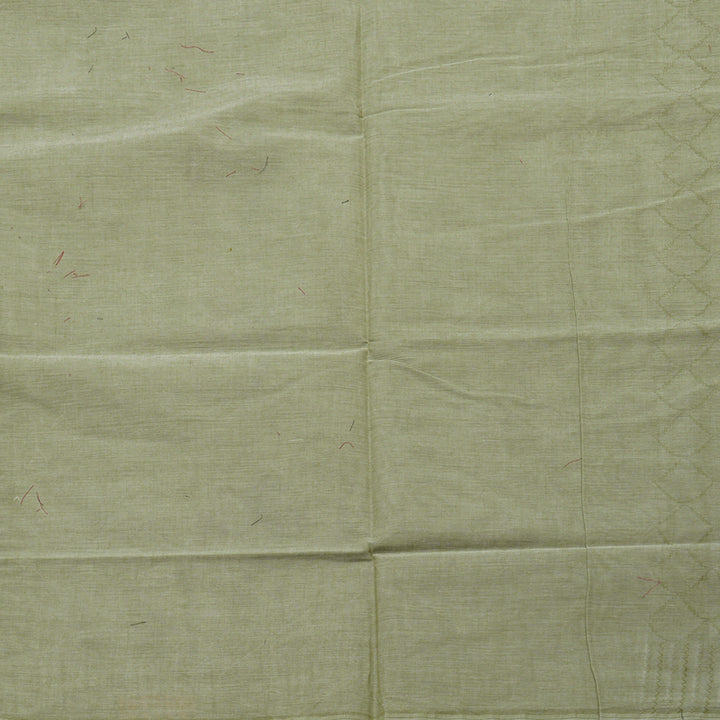 Hayagrivas Handloom Pure Cotton Saree in Luxurious Elaichi Green KBE234D4-3