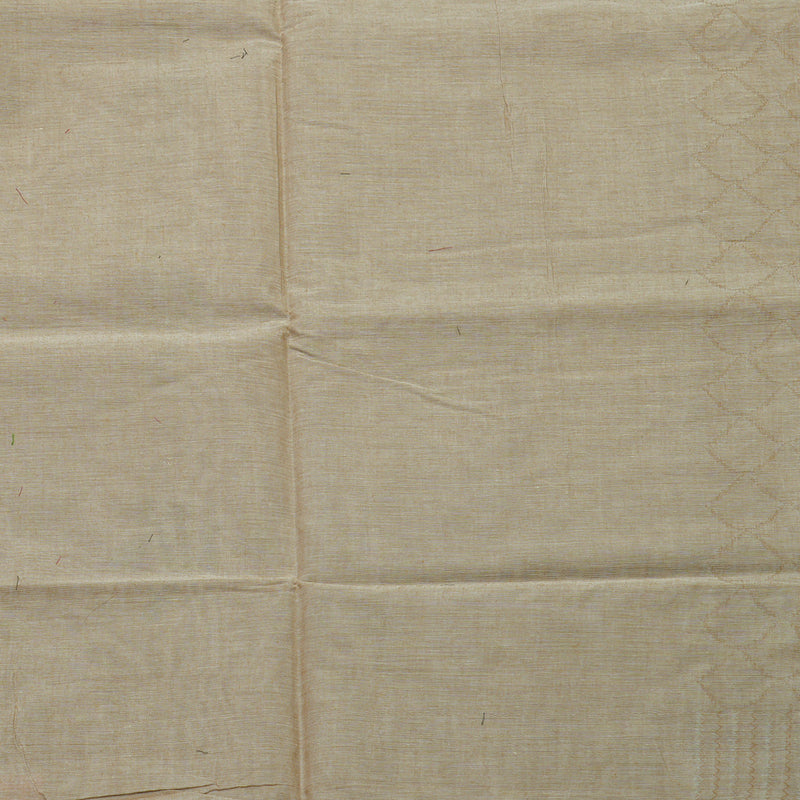 Hayagrivas Handloom Pure Cotton Saree in Classic Sandal KBE234D4-4