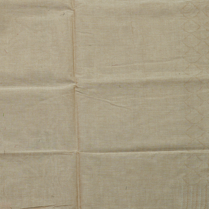 Hayagrivas Handloom Pure Cotton Saree in Classic Sandal KBE234D4-4