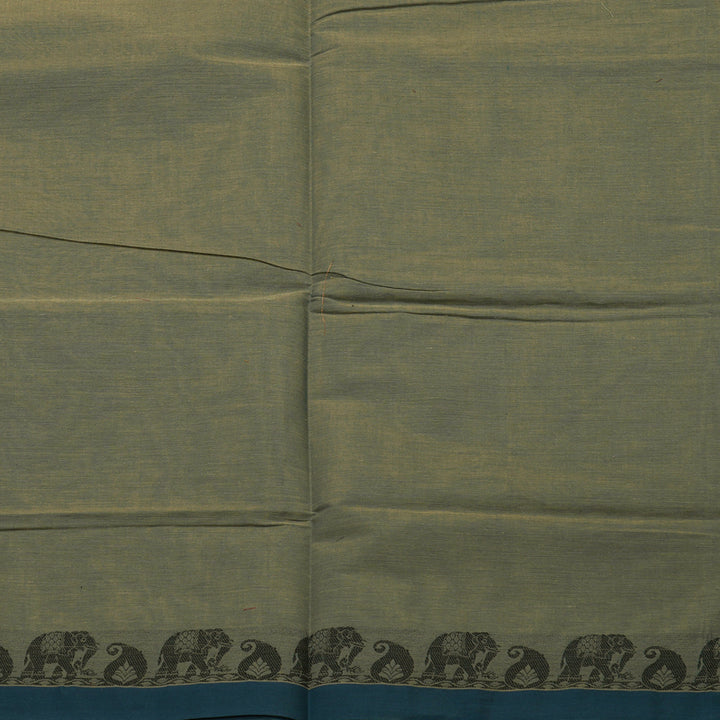 Hayagrivas Handloom Pure Cotton Saree in Subtle Beige KBE234D6-4