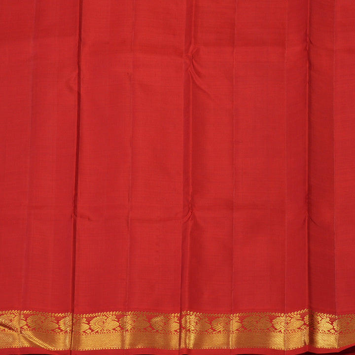 Hayagrivas Handloom Purple Kanjivaram Silk Saree with Red Border KBE2357B6-1
