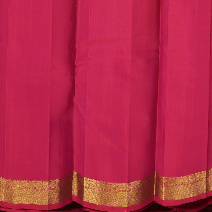 Hayagrivas Handloom Pink Kanjivaram Silk Saree KBE2374B1-9
