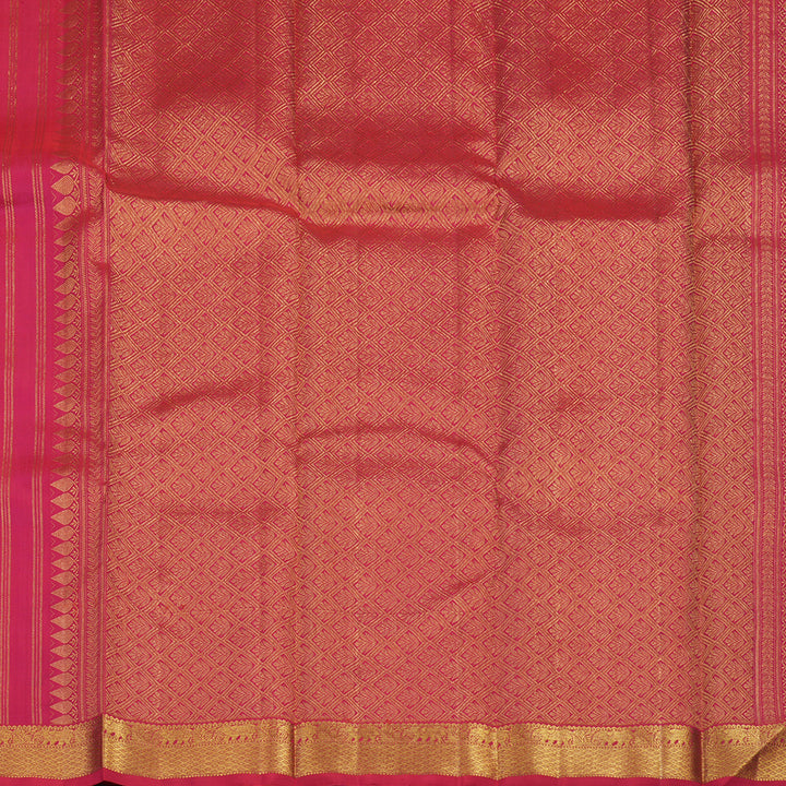 Hayagrivas Handloom Pink Kanjivaram Silk Saree KBE2374B1-9