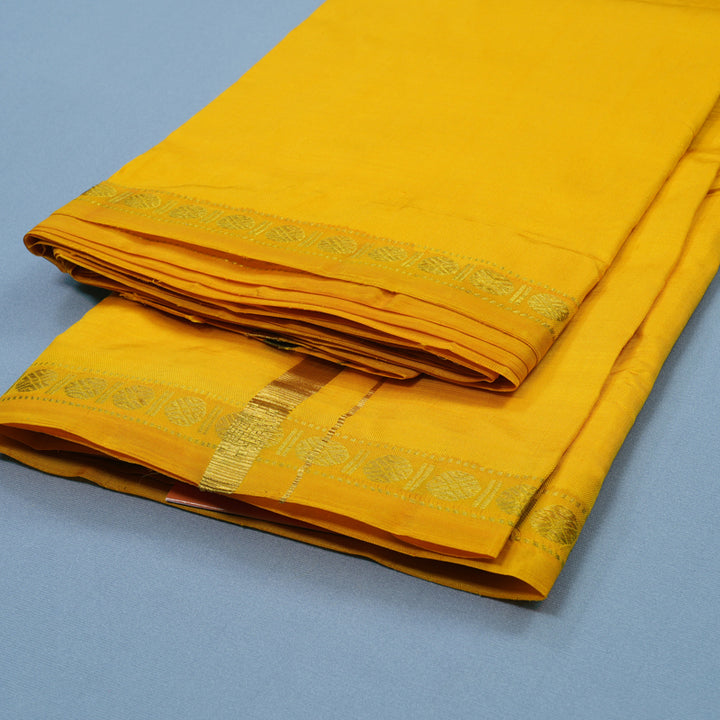 Hayagrivas Handloom 8*4 Silk Dhothi KBE2375B2-1