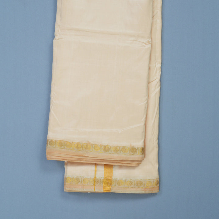 Hayagrivas Handloom 8*4 Silk Dhothi KBE2375B2-2