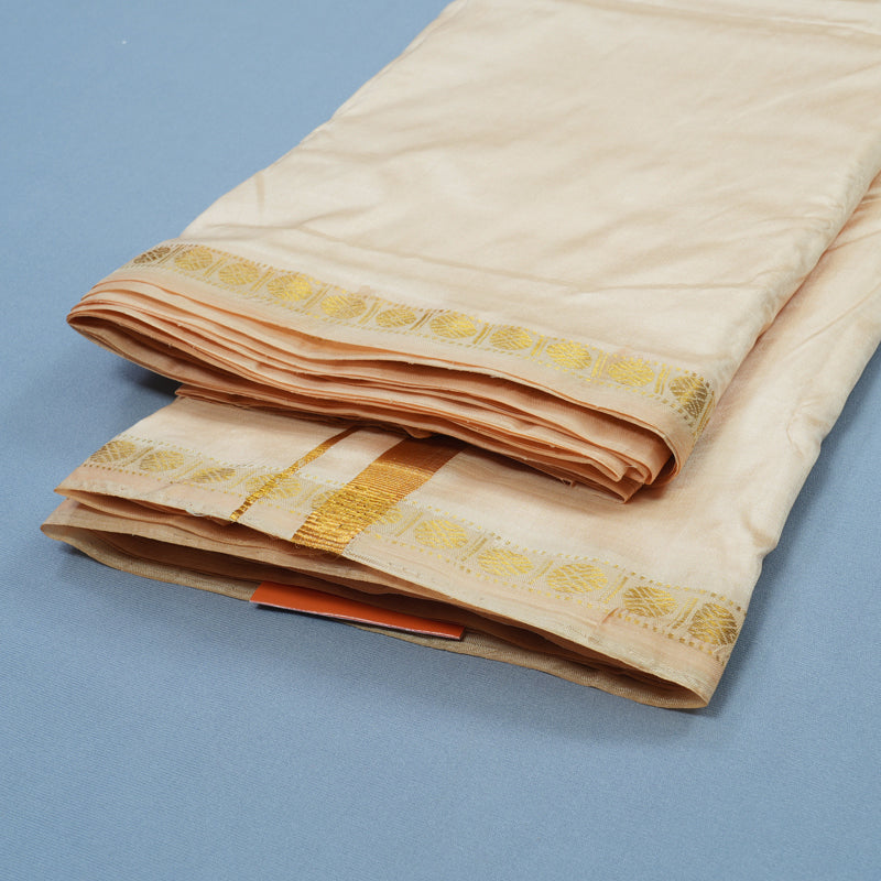 Hayagrivas Handloom 8*4 Silk Dhothi KBE2375B2-2