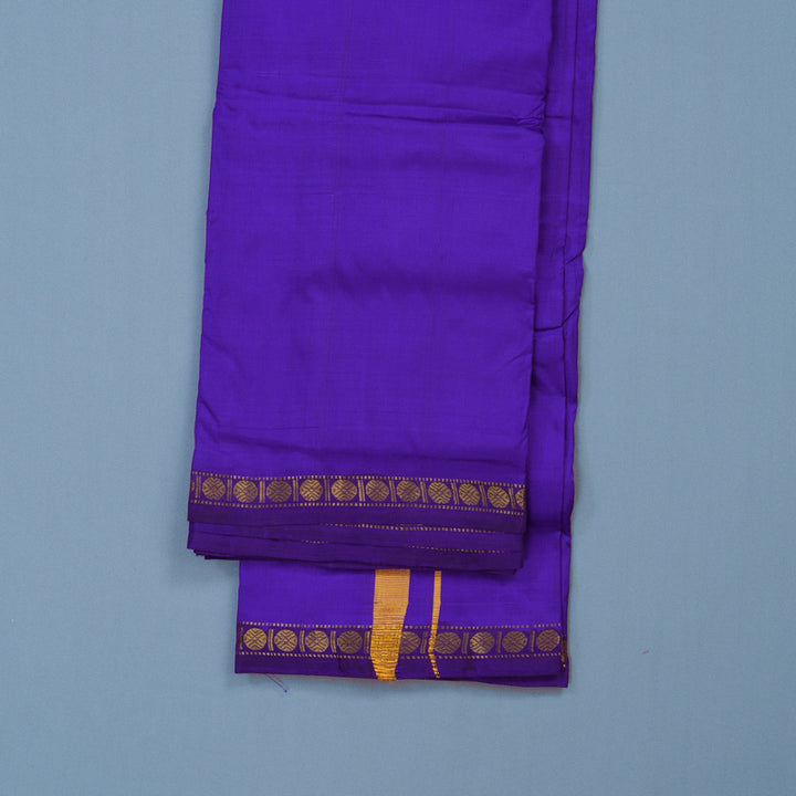 Hayagrivas Handloom 8*4 Silk Dhothi KBE2375B2-3