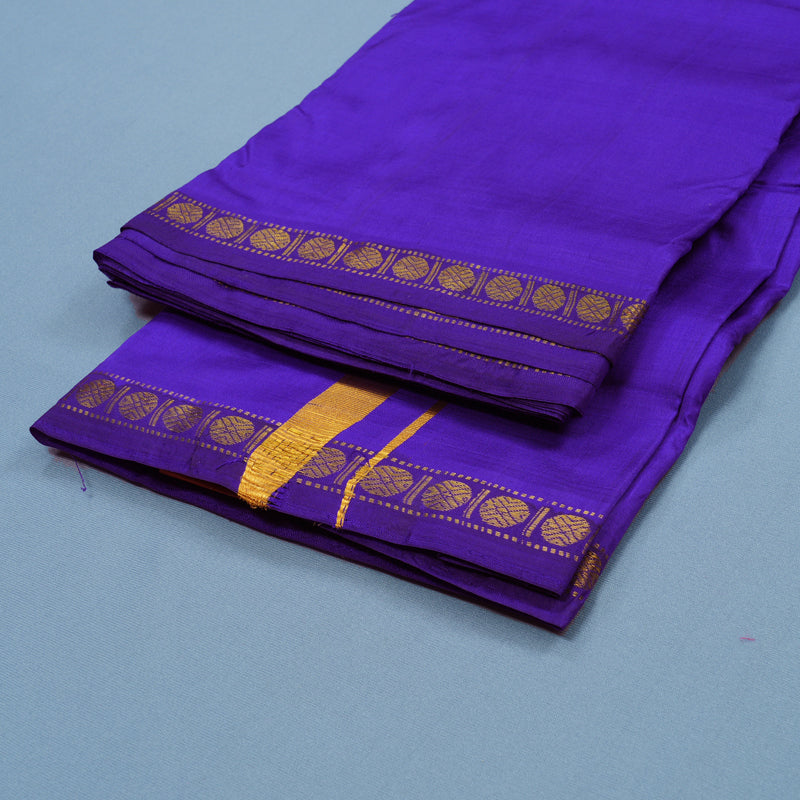 Hayagrivas Handloom 8*4 Silk Dhothi KBE2375B2-3