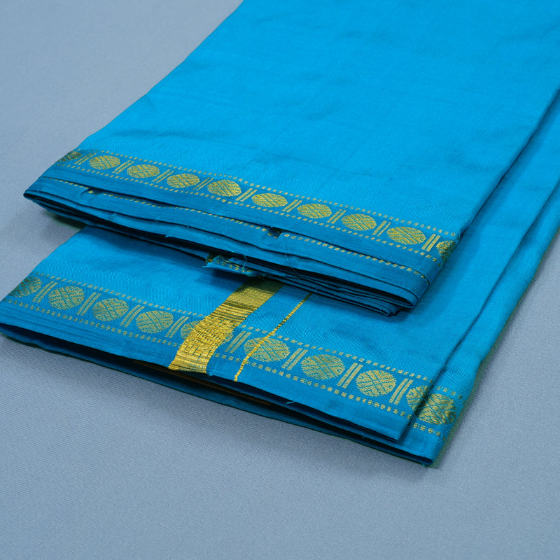 Hayagrivas Handloom 8*4 Silk Dhothi KBE2375B2-4