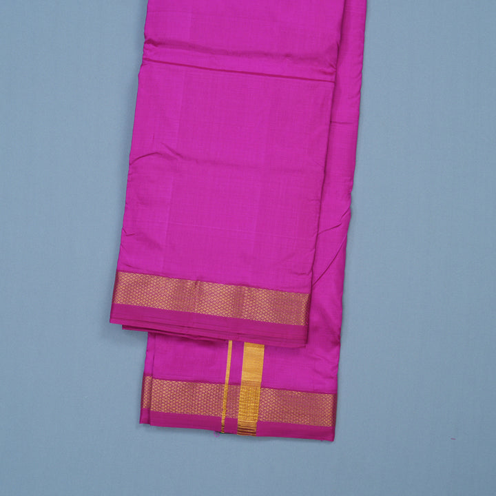 Hayagrivas Handloom 8*4 Silk Dhothi KBE2375B3-1
