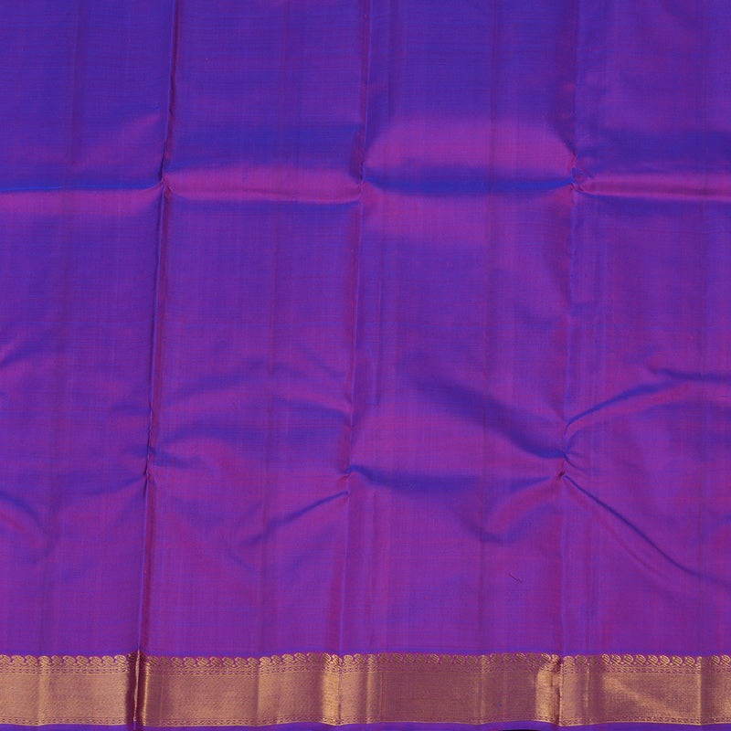 Hayagrivas Purple Handloom Kanjivaram Silk Saree KBE237D1-2