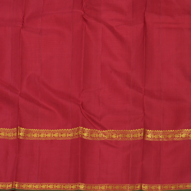 Hayagrivas Handloom Maroon Kanjivaram Silk Saree KBE237D5-1