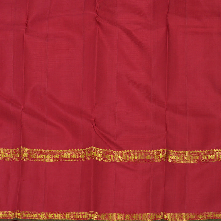 Hayagrivas Handloom Maroon Kanjivaram Silk Saree KBE237D5-1