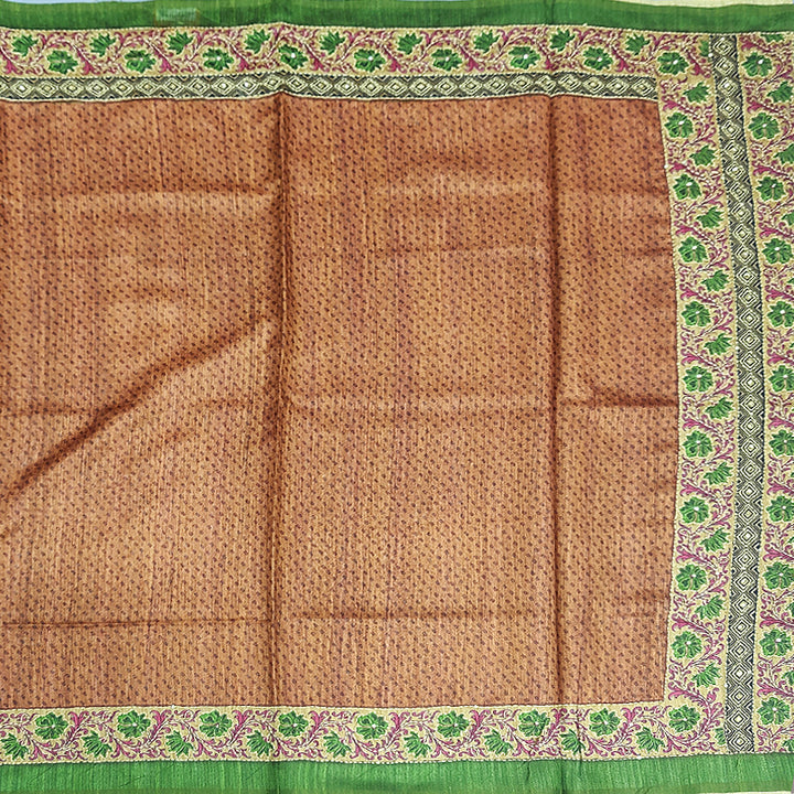 Hayagrivas Rust Orange Fancy Cotton Saree KBE2383B7-8
