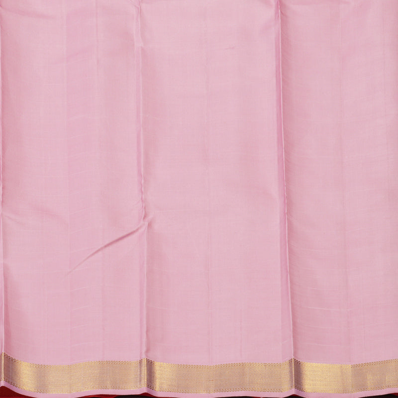 Hayagrivas Handloom Red Kanjivaram Silk Saree KBE2385B5-1