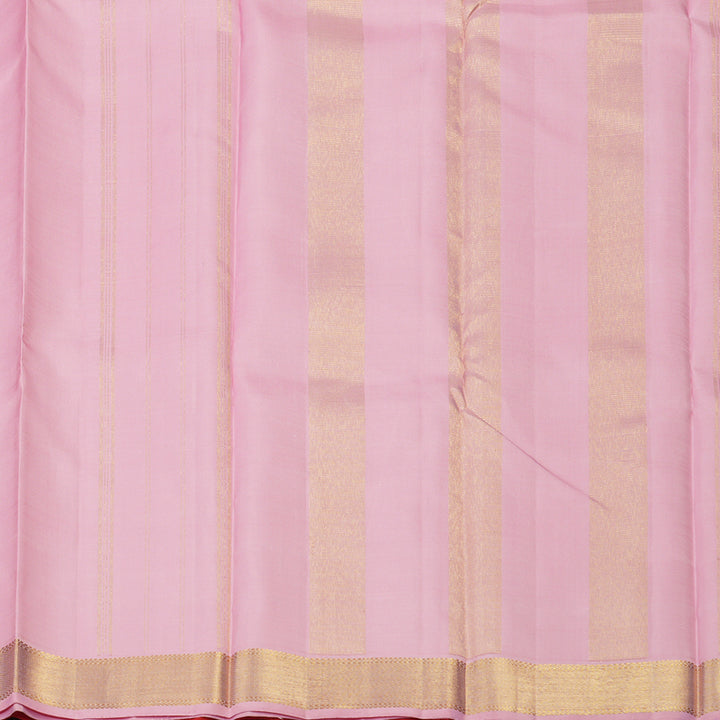 Hayagrivas Handloom Red Kanjivaram Silk Saree KBE2385B5-1