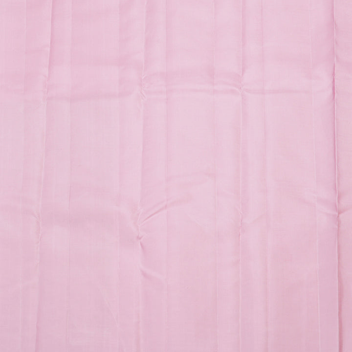 Hayagrivas Handloom Pure Kanjivaram Silk Saree in Delicate Baby Pink KBE238D6-1