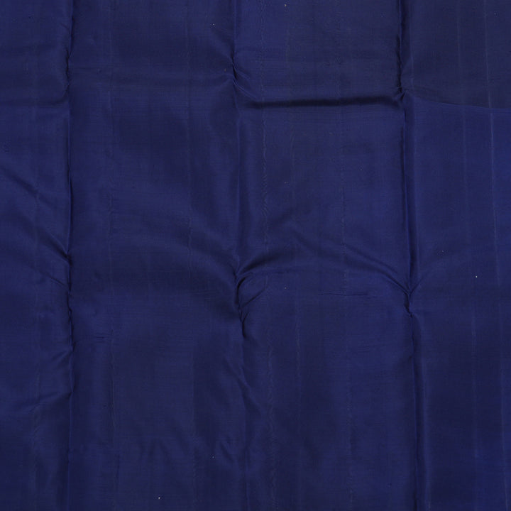 Hayagrivas Handloom Pure Kanjivaram Silk Saree in Lavish Purple with Blue KBE238D6-2