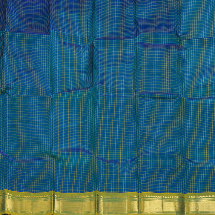Hayagrivas Mayilkazhuthu Pure One-sided border Kanjivaram Silk Saree KBE2393C5-8