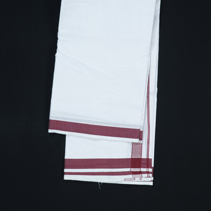 Hayagrivas Handloom 9*5 Cotton Dhothi KBE2394C2-1 1KUN