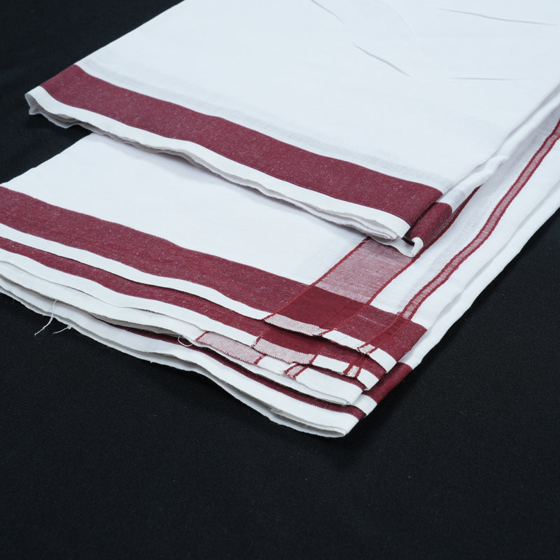 Hayagrivas Handloom 9*5 Cotton Dhothi KBE2394C2-1 1KUN