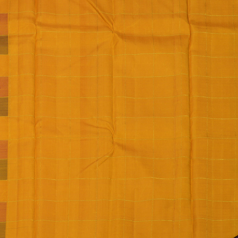 Hayagrivas Handloom Multicolour Checks Kanjivaram Silk Saree KBE23D3-1