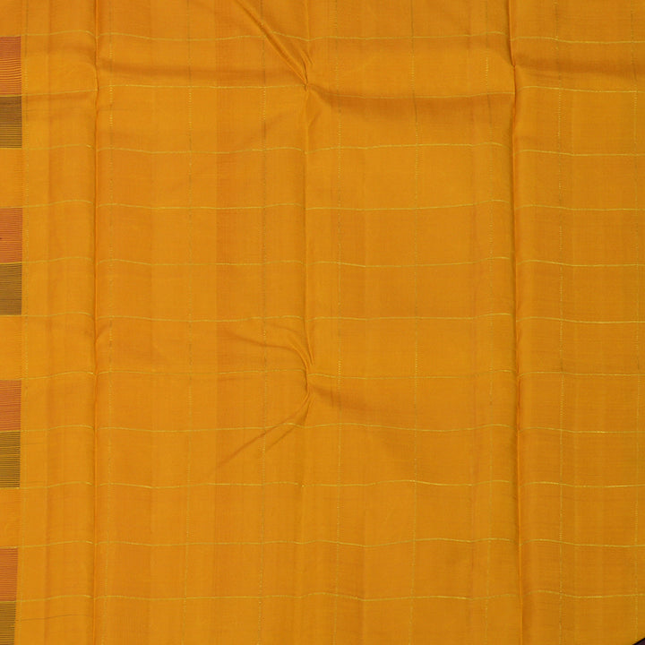 Hayagrivas Handloom Multicolour Checks Kanjivaram Silk Saree KBE23D3-1