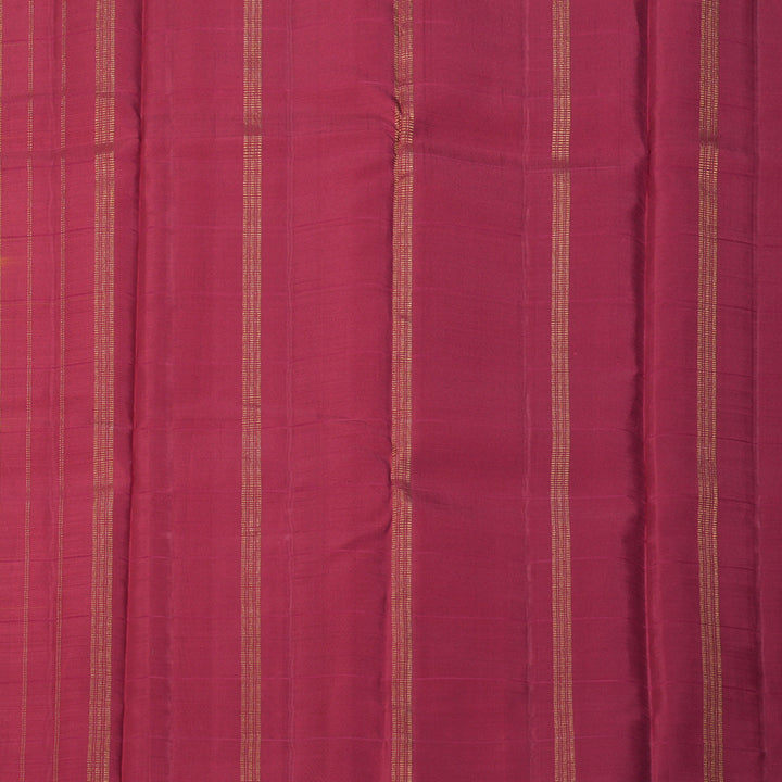 Hayagrivas Handloom Mustard Yellow Kanjivaram Silk Saree KBE2523C12-3
