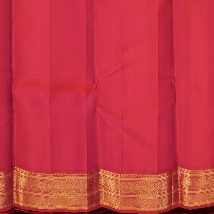 Hayagrivas Handloom Lime Green Kanjivaram Silk Saree with Ganga Jamuna Border KBE2423C2-1