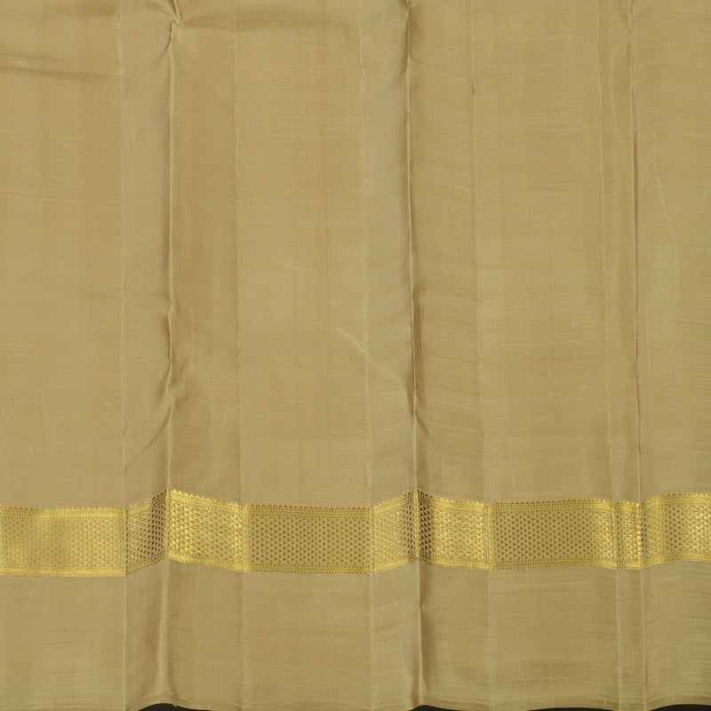 Hayagrivas Handloom Khaki Brown Kanjivaram Silk Saree KBE2523C47-1