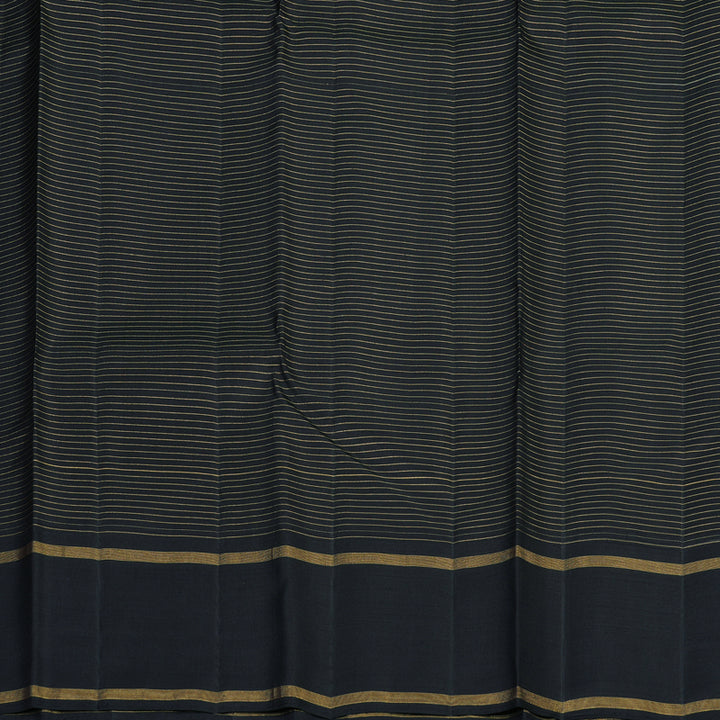 Hayagrivas Handloom Pastel Checks Kanjivaram Silk Saree with Kanchana Brown Border KBE2427C3-1