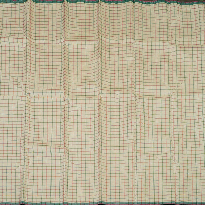 Hayagrivas Handloom Cream Kanjivaram Silk Saree KBE2428C1-1