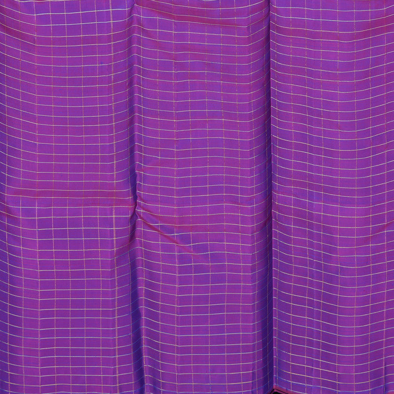 Hayagrivas Handloom Peacock Blue Kanjivaram Silk Saree KBE2428C6-1
