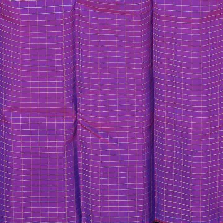 Hayagrivas Handloom Peacock Blue Kanjivaram Silk Saree KBE2428C6-1