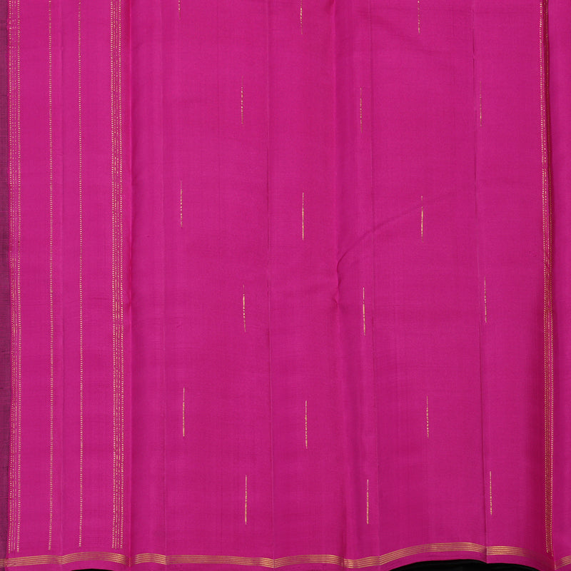 Hayagrivas Handloom Black Kanjivaram Silk Saree KBE2434C1-1