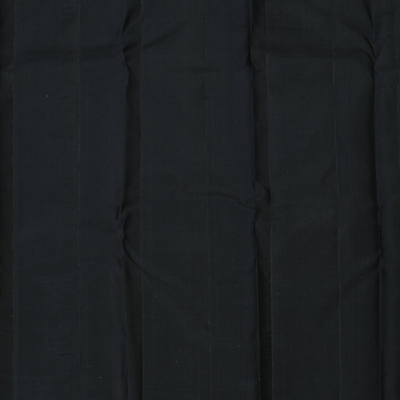 Hayagrivas Handloom Black Kanjivaram Silk Saree KBE2434C9-1