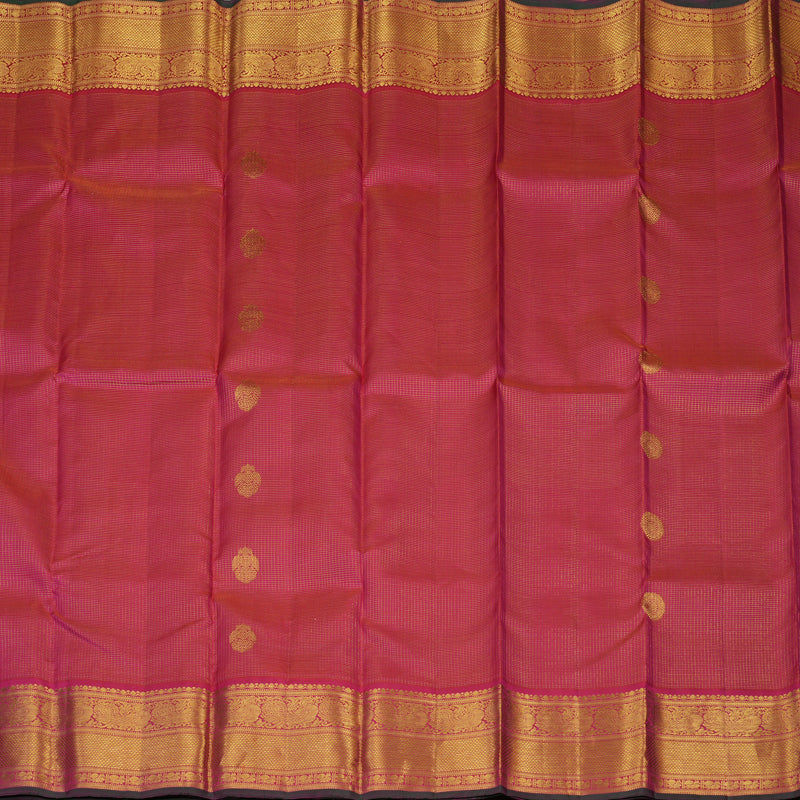 Hayagrivas Handloom Deep Pink Kanjivaram Silk Saree KBE2450C23-1