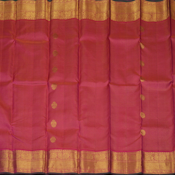 Hayagrivas Handloom Deep Pink Kanjivaram Silk Saree KBE2450C23-1