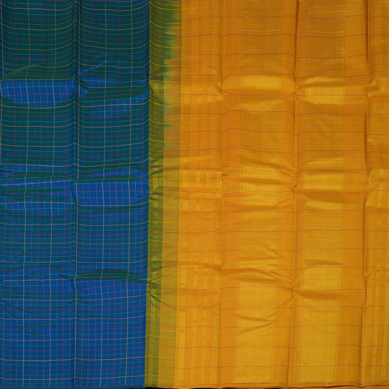 Hayagrivas Handloom Mayilkazhuthu Kanjivaram Silk Saree KBE2460C1-2