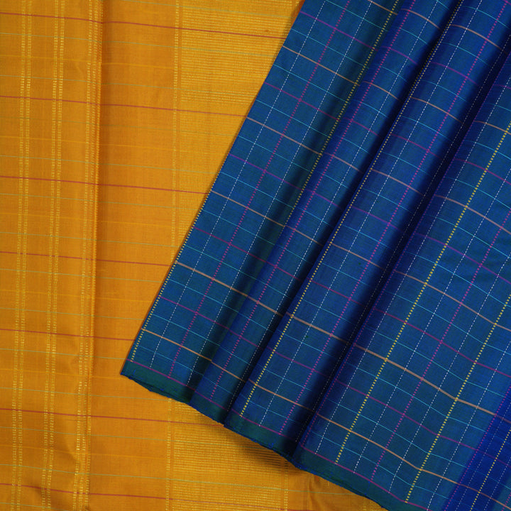 Hayagrivas Handloom Mayilkazhuthu Kanjivaram Silk Saree KBE2460C1-2