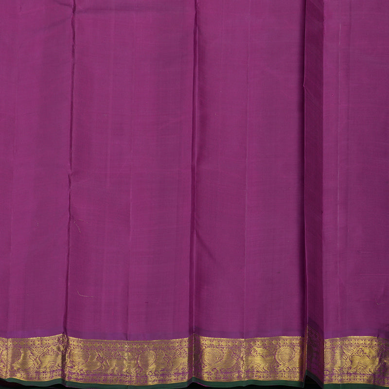 Hayagrivas Handloom Vadamalli Purple Kanjivaram Silk Saree KBE2466C3-1