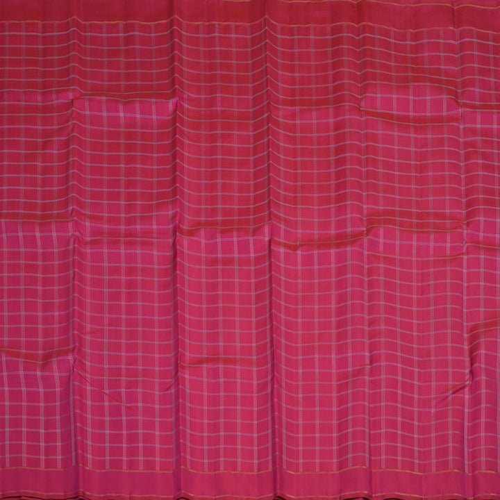 Hayagrivas Handloom Pink Kanjivaram Silk Saree KBE2469C5-1
